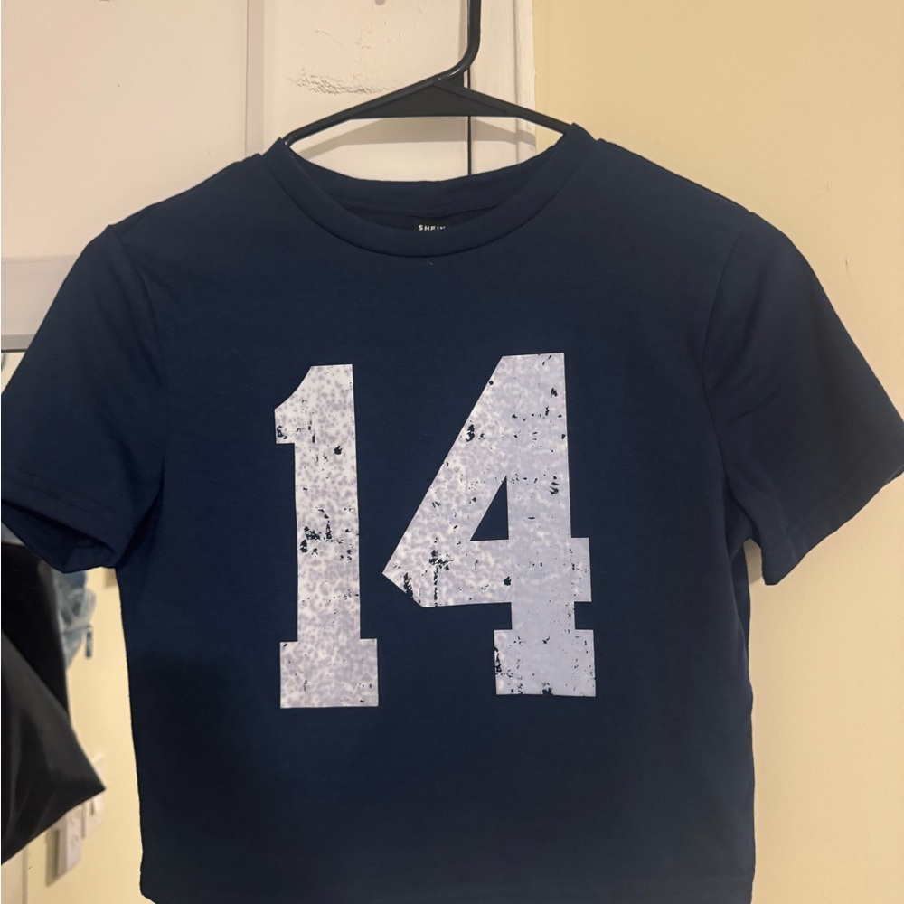 Shein navy blue top